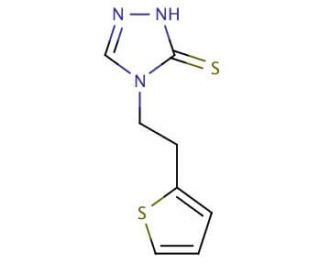 4-(2-thien-2-ylethyl)-4H-1,2,4-triazole-3-thiol - chemical structure image