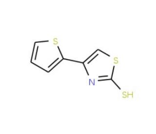 4-(2-thienyl)-1,3-thiazole-2-thiol - chemical structure image