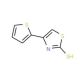 4-(2-thienyl)-1,3-thiazole-2-thiol - chemical structure image