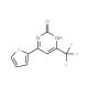 4-(2-Thienyl)-6-(trifluoromethyl)pyrimidin-2-ol (CAS 67804-95-9) - chemical structure image