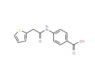 4-(2-Thiophen-2-yl-acetylamino)-benzoic acid (CAS 436088-76-5) - chemical structure image