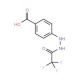4-[2-(Trifluoroacetyl)hydrazino]benzoic acid - chemical structure image