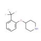4-[2-(Trifluoromethyl)phenoxy]piperidine (CAS 824390-04-7) - chemical structure image