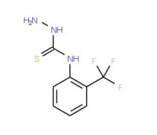 4-[2-(Trifluoromethyl)phenyl]-3-thiosemicarbazide (CAS 38901-29-0) - chemical structure image