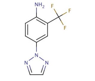 4-(2H-1,2,3-triazol-2-yl)-2-(trifluoromethyl)aniline - chemical structure image