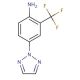 4-(2H-1,2,3-triazol-2-yl)-2-(trifluoromethyl)aniline - chemical structure image