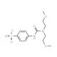 4-[3,3-Bis-(2-methoxy-ethyl)-ureido]-benzene sulfonyl chloride - chemical structure image