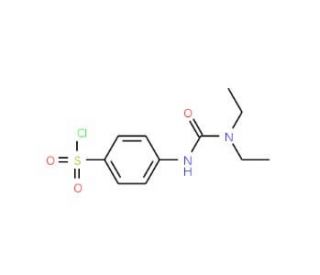 4-(3,3-Diethyl-ureido)-benzenesulfonyl chloride - chemical structure image