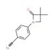 4-(3,3-Dimethyl-2-oxo-1-azetanyl)-benzenecarbonitrile - chemical structure image