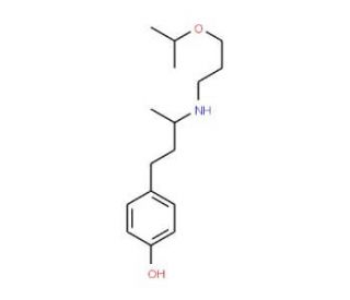 4-[3-(3-Isopropoxy-propylamino)-butyl]-phenol - chemical structure image