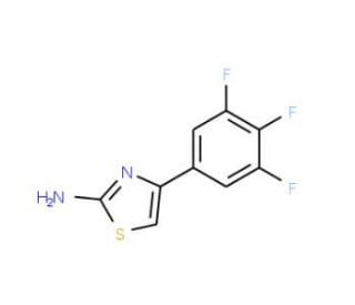 4-(3,4,5-Trifluoro-phenyl)-thiazol-2-ylamine - chemical structure image