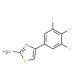 4-(3,4,5-Trifluoro-phenyl)-thiazol-2-ylamine - chemical structure image
