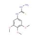 4-(3,4,5-Trimethoxyphenyl)-3-thiosemicarbazide (CAS 206762-46-1) - chemical structure image