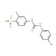 4-[3-(4-Bromo-phenyl)-ureido]-2-methyl-benzene sulfonyl chloride - chemical structure image