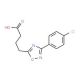 4-[3-(4-chlorophenyl)-1,2,4-oxadiazol-5-yl]butanoic acid (CAS 439108-15-3) - chemical structure image