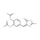 4-(3,4-Diacetoxybenzal)-2-methyl-5-oxazolone (CAS 87950-39-8) - chemical structure image