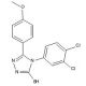 4-(3,4-Dichloro-phenyl)-5-(4-methoxy-phenyl)-4H-[1,2,4]triazole-3-thiol - chemical structure image
