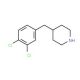 4-(3,4-Dichlorobenzyl)-piperidine (CAS 220772-32-7) - chemical structure image