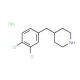 4-(3,4-Dichlorobenzyl)-piperidine hydrochloride (CAS 1171138-69-4) - chemical structure image