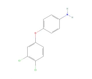 4-(3,4-Dichlorophenoxy)aniline (CAS 67651-53-0) - chemical structure image