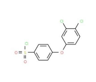 4-(3,4-Dichlorophenoxy)benzenesulfonyl chloride (CAS 501697-77-4) - chemical structure image