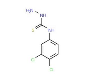 4-(3,4-Dichlorophenyl)-3-thiosemicarbazide (CAS 13124-09-9) - chemical structure image