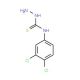 4-(3,4-Dichlorophenyl)-3-thiosemicarbazide (CAS 13124-09-9) - chemical structure image
