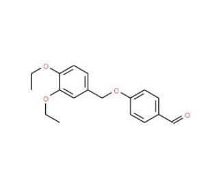 4-(3,4-Diethoxy-benzyloxy)-benzaldehyde - chemical structure image