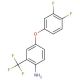 4-(3,4-Difluorophenoxy)-2-(trifluoromethyl)aniline - chemical structure image
