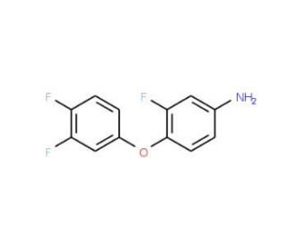 4-(3,4-Difluorophenoxy)-3-fluoroaniline - chemical structure image