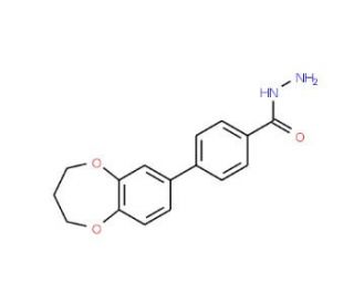 4-(3,4-Dihydro-2H-1,5-benzodioxepin-7-yl)-benzenecarbohydrazide - chemical structure image