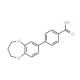 4-(3,4-Dihydro-2H-1,5-benzodioxepin-7-yl)-benzenecarboxylic acid - chemical structure image