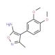 4-(3,4-Dimethoxy-phenyl)-3-methyl-isoxazol-5-yl-amine - chemical structure image