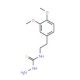 4-(3,4-Dimethoxyphenethyl)-3-thiosemicarbazide (CAS 53068-24-9) - chemical structure image