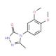 4-(3,4-Dimethoxyphenyl)-5-methyl-2,4-dihydro-3H-1,2,4-triazol-3-one - chemical structure image
