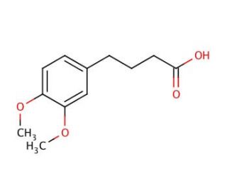 4-(3,4-Dimethoxyphenyl)butyric acid (CAS 13575-74-1) - chemical structure image