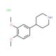 4-(3,4-Dimethoxyphenyl)piperidine hydrochloride - chemical structure image