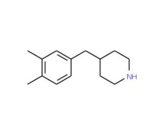 4-(3,4-Dimethyl-benzyl)-piperidine (CAS 782504-68-1) - chemical structure image