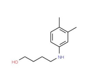 4-(3,4-Dimethyl-phenylamino)-butan-1-ol - chemical structure image