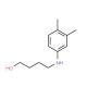 4-(3,4-Dimethyl-phenylamino)-butan-1-ol - chemical structure image