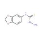 4-(3,4-Methylenedioxyphenyl)-3-thiosemicarbazide (CAS 206761-71-9) - chemical structure image