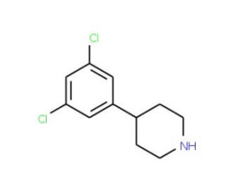 4-(3,5-Dichloro-phenyl)-piperidine (CAS 475653-05-5) - chemical structure image