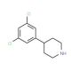 4-(3,5-Dichloro-phenyl)-piperidine (CAS 475653-05-5) - chemical structure image