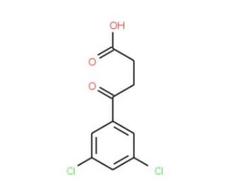4-(3,5-Dichlorophenyl)-4-oxobutyric acid (CAS 66740-88-3) - chemical structure image