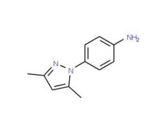 4-(3,5-dimethyl-1H-pyrazol-1-yl)aniline (CAS 52708-32-4) - chemical structure image