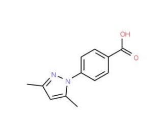 4-(3,5-Dimethyl-1H-pyrazol-1-yl)benzoic acid (CAS 81282-82-8) - chemical structure image