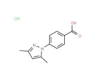 4-(3,5-Dimethyl-1H-pyrazol-1-yl)benzoic acid hydrochloride - chemical structure image