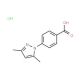 4-(3,5-Dimethyl-1H-pyrazol-1-yl)benzoic acid hydrochloride - chemical structure image