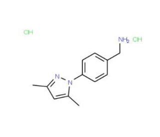 [4-(3,5-Dimethyl-1H-pyrazol-1-yl)benzyl]aminedihydrochloride - chemical structure image