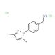[4-(3,5-Dimethyl-1H-pyrazol-1-yl)benzyl]aminedihydrochloride - chemical structure image